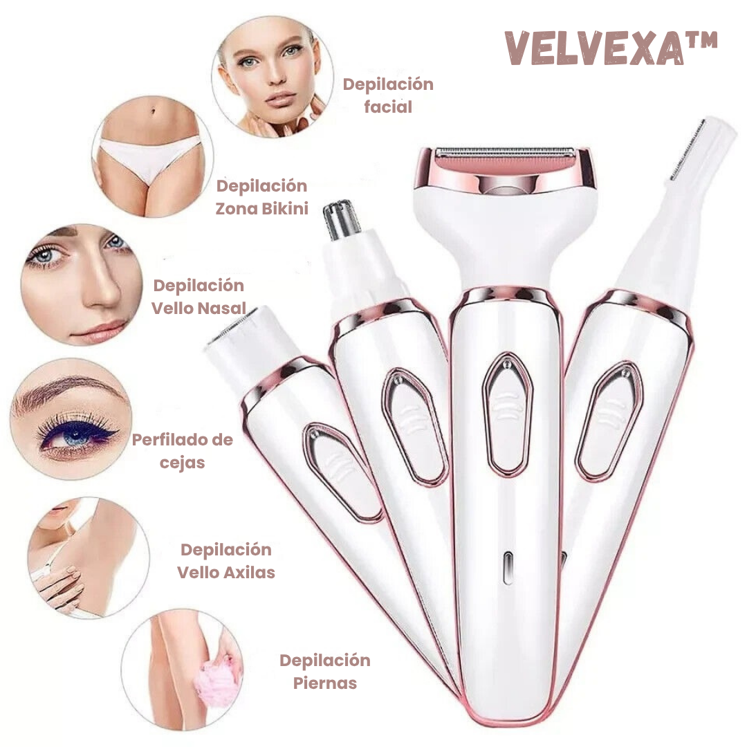 Solo Por Hoy 35% OFF - VELVEXA™ Depiladora 4 en 1