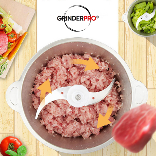 GrindPro™ 2.0 ⚡ / Picadora Eléctrica + 10 recetas 📕 (Gratis)