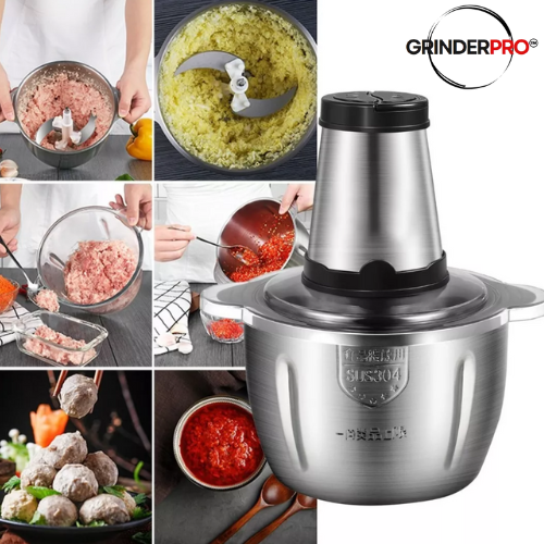 GrindPro™ 2.0 ⚡ / Picadora Eléctrica + 10 recetas 📕 (Gratis)