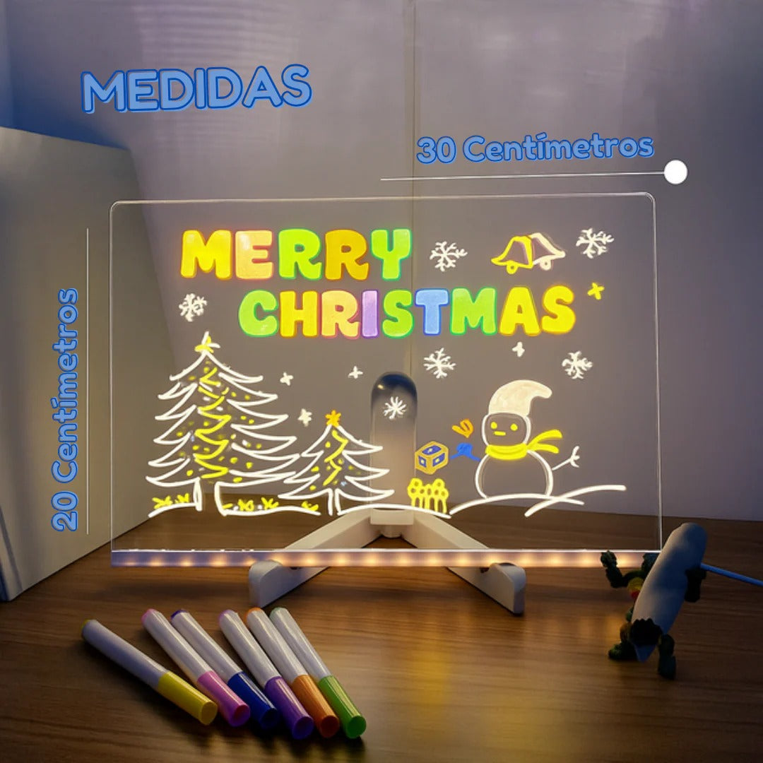 MAGICPAD™ – Pizarra Acrílica LED Reutilizable - 40%OFF ¡Utimas Unidades!