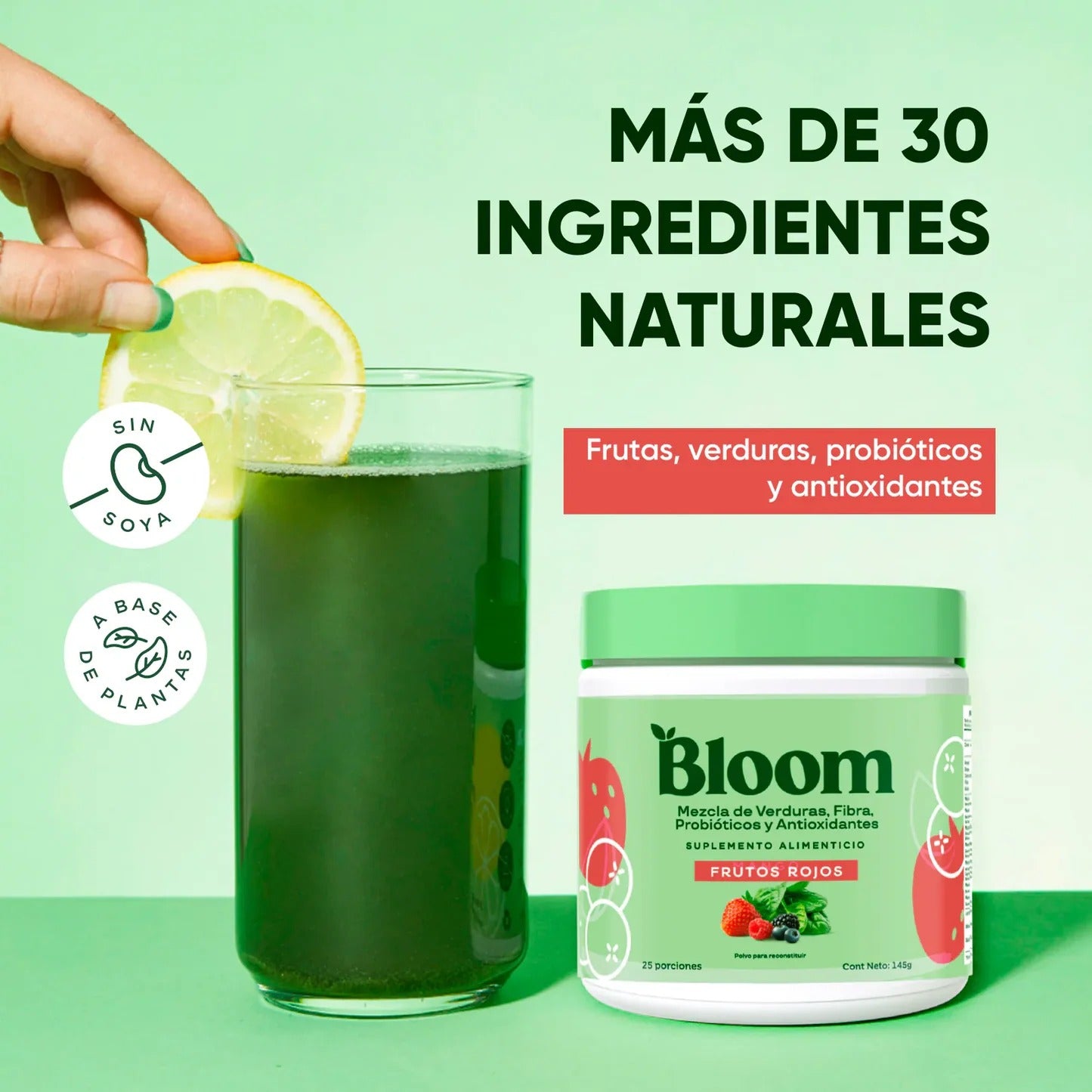 Bloom™ Greens & Superfoods 100 gr - Strawberry Kiwi 🍓🥝