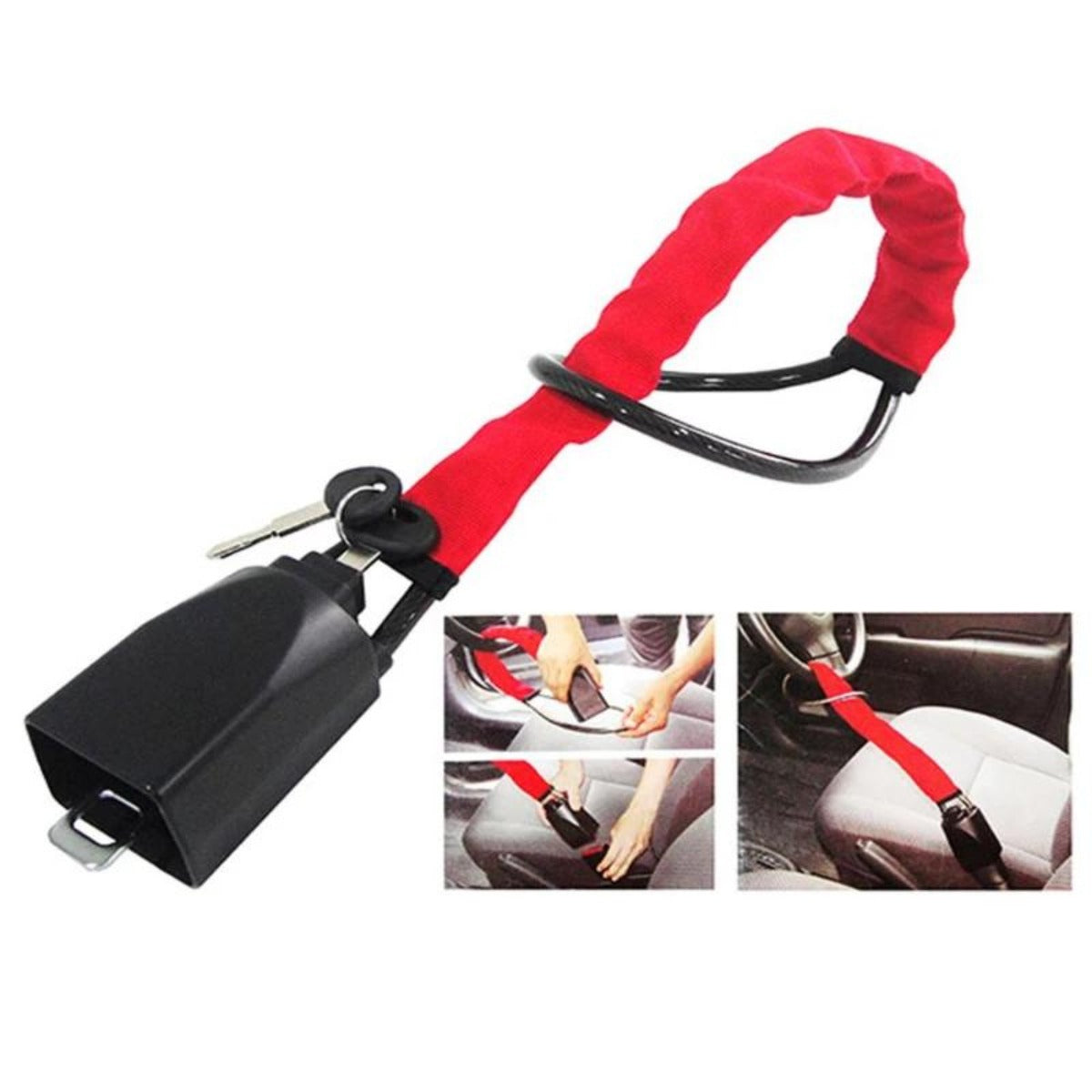 SecureCar™ - Traba volante antirobo - 50%OFF ¡Solo Por Hoy!