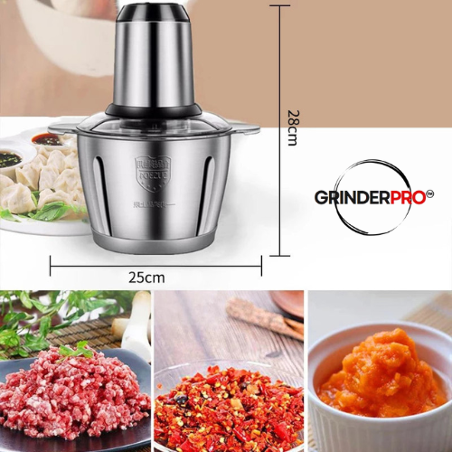 GrindPro™ 2.0 ⚡ / Picadora Eléctrica + 10  recetas 📕 (Gratis)