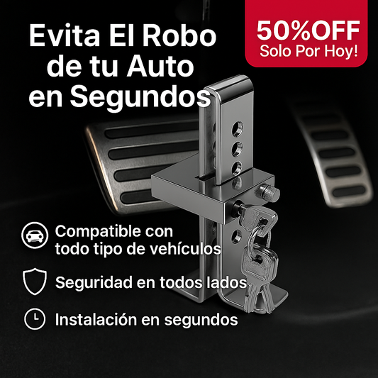 SecureLock™ - Traba Pedal Candado Auto Antirrobo - 50%OFF ¡Solo Por Hoy!