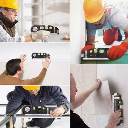 NIVEL + LASER + METRO + REGLA (4 en 1) / LEVELPRO3® : ¡Tus proyectos SIN ESTRÉS! 🚀
