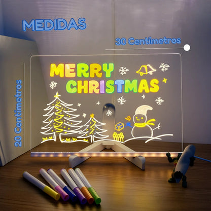 MAGICPAD™ – Pizarra Acrílica LED Reutilizable - 40%OFF ¡Utimas Unidades!